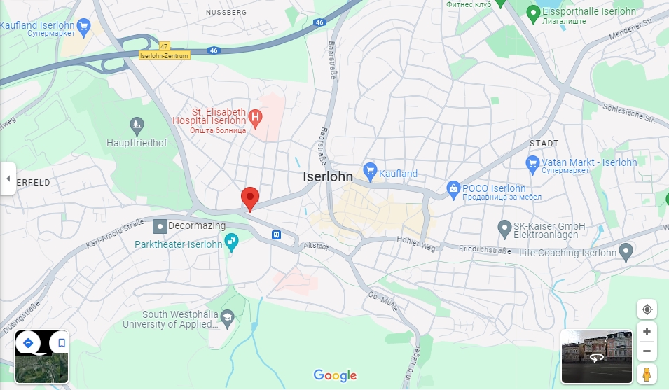 Кабелмонт Мапа - Локација